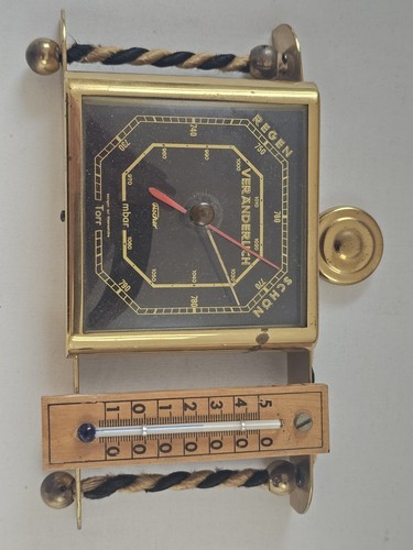 Fischer wetterstation messing - wetterstation,