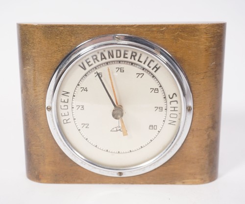 Vintage barometer holz mid - barometer,