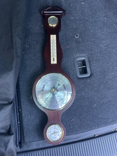 Wetterstation holz barometer - wetterstation,