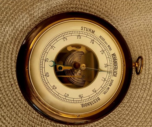 Vintage barometer - vintage, barometer/