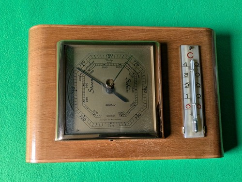 Barometer mit thermometer - mit, –