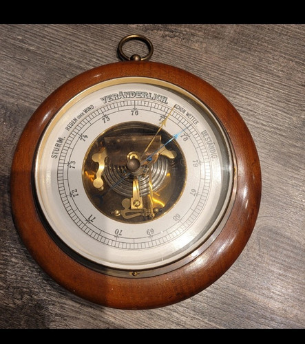 Hjr analoges rund barometer - rund-barometer, im