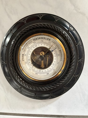 Rundes wand barometer - rundes, wand-barometer