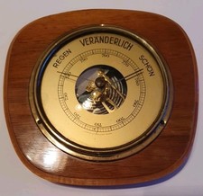 Barometer Echtholzrahmen