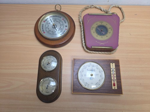 Alte barometer hydrometer - 4x,