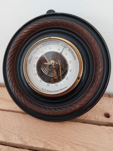 Antikes vintage holzbarometer - antikes, vintage-