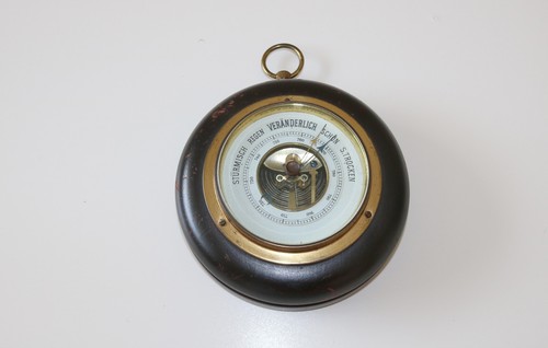 Antikes vintage dosenbarometer - vintage,