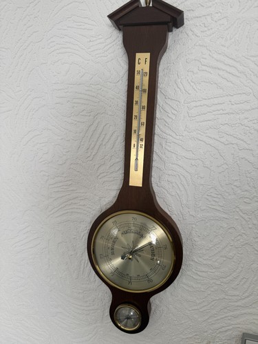 Wetterstation holz barometer - holz,